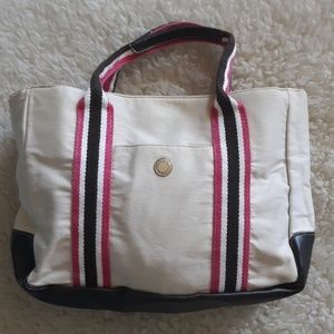VICTORIA SECRET Canvas Faux Leather Small Sz Bag